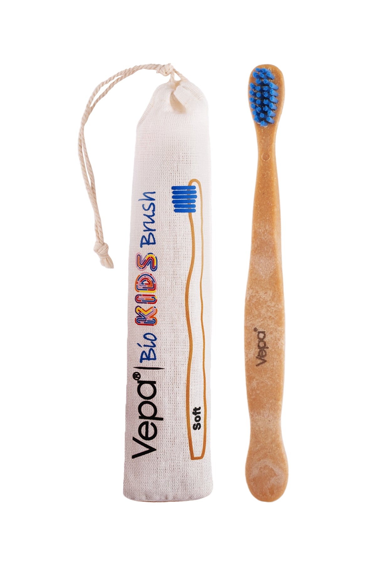 Bio Ahşap Çocuk Diş Fırçası Keseli Ambalaj