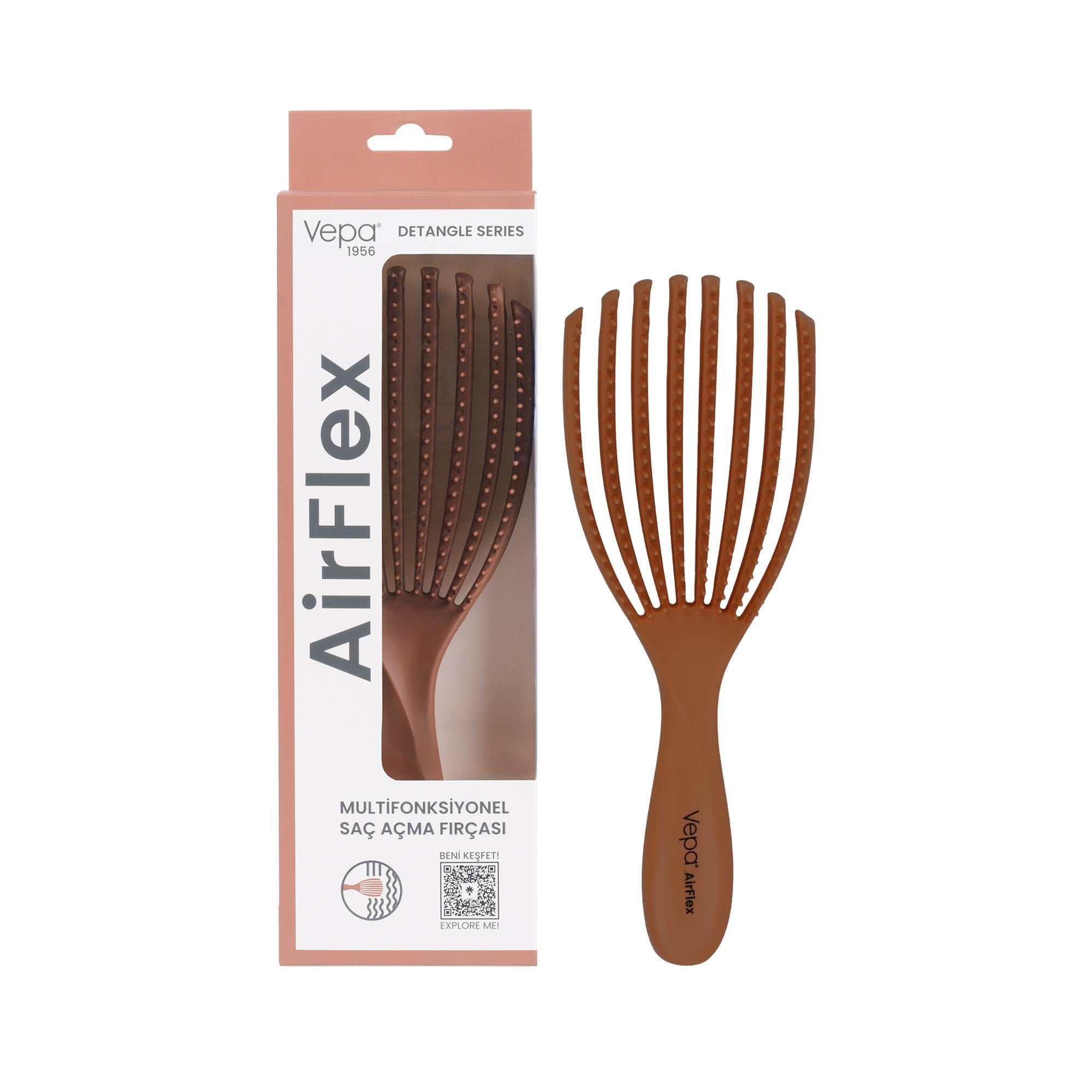Airflex Multifonksiyonel Dolaşık Açıcı Su Yeşili Saç Fırçası