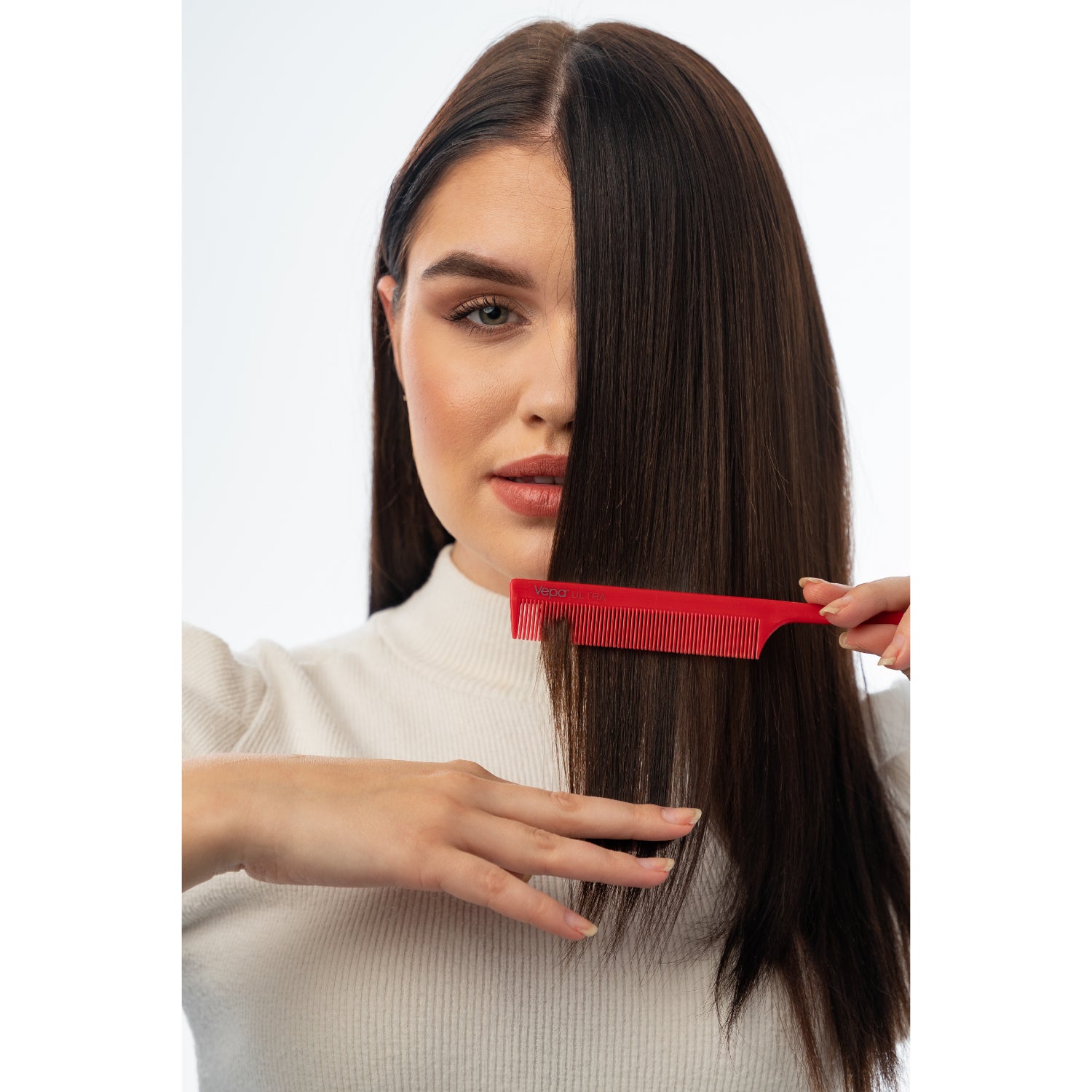 Vepa Ultra 810 Krepe ve Hacim Tarağı | İnce ve Sık Dişli, Saça Dolgunluk Veren Tarak