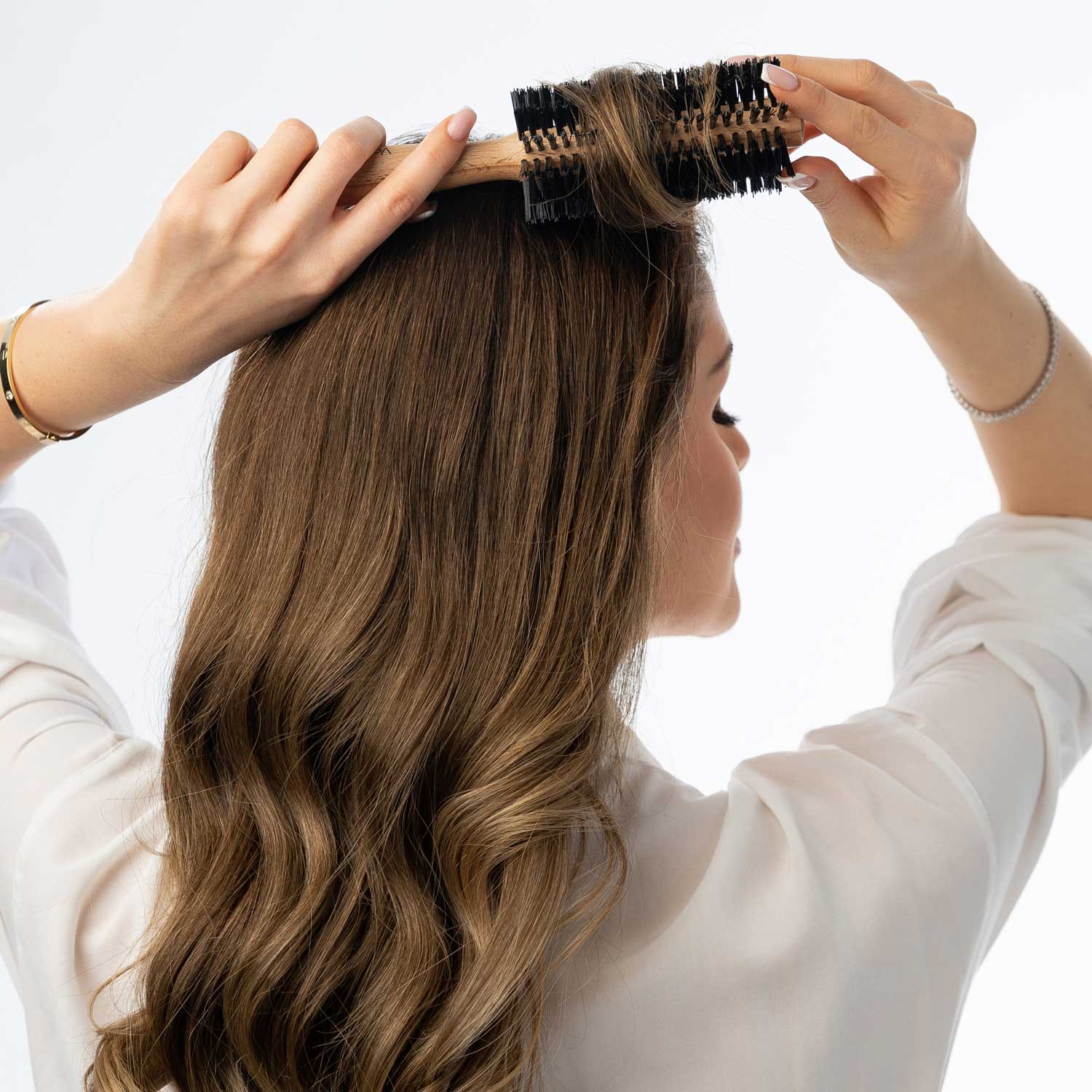 Vepa Naturel 024 Saç Fırçası | Uzun ve Orta Uzun Saçlar İçin Şekillendirme Fırçası