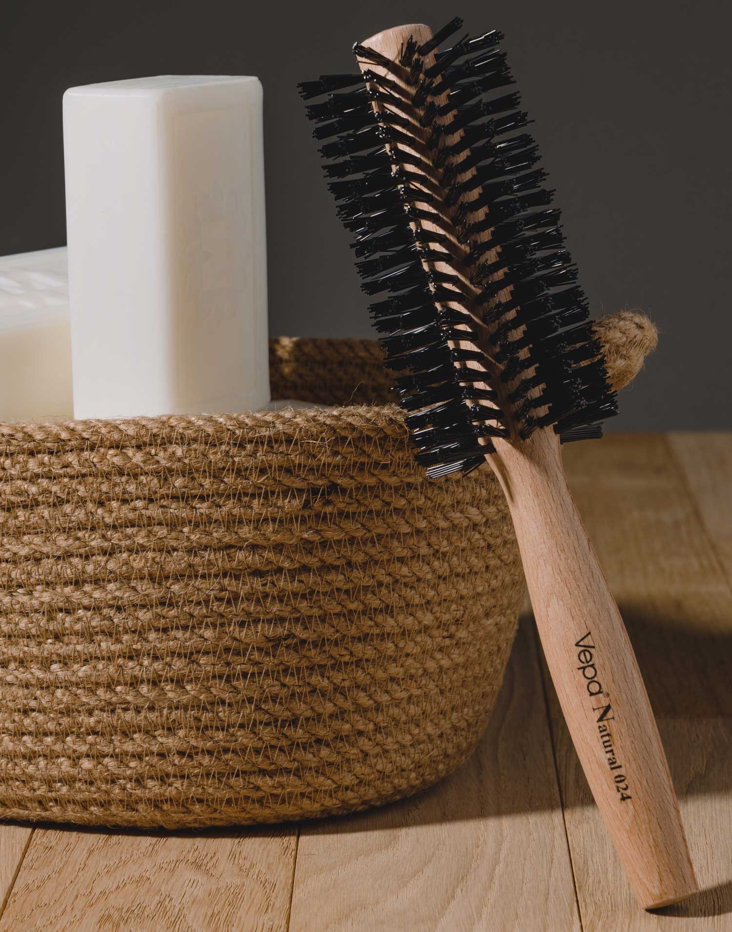 Vepa Naturel 024 Saç Fırçası | Uzun ve Orta Uzun Saçlar İçin Şekillendirme Fırçası