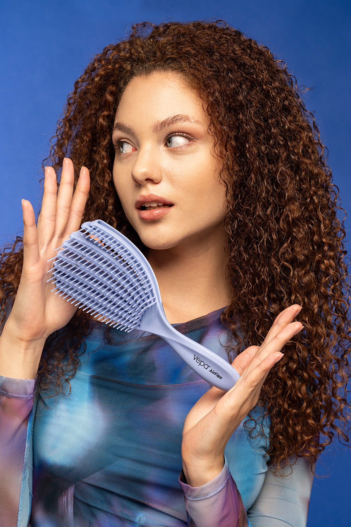 Airflex Dolaşık Saç Açma Fırçası - Lila