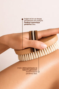 Natural Horsehair Cellulite Brush