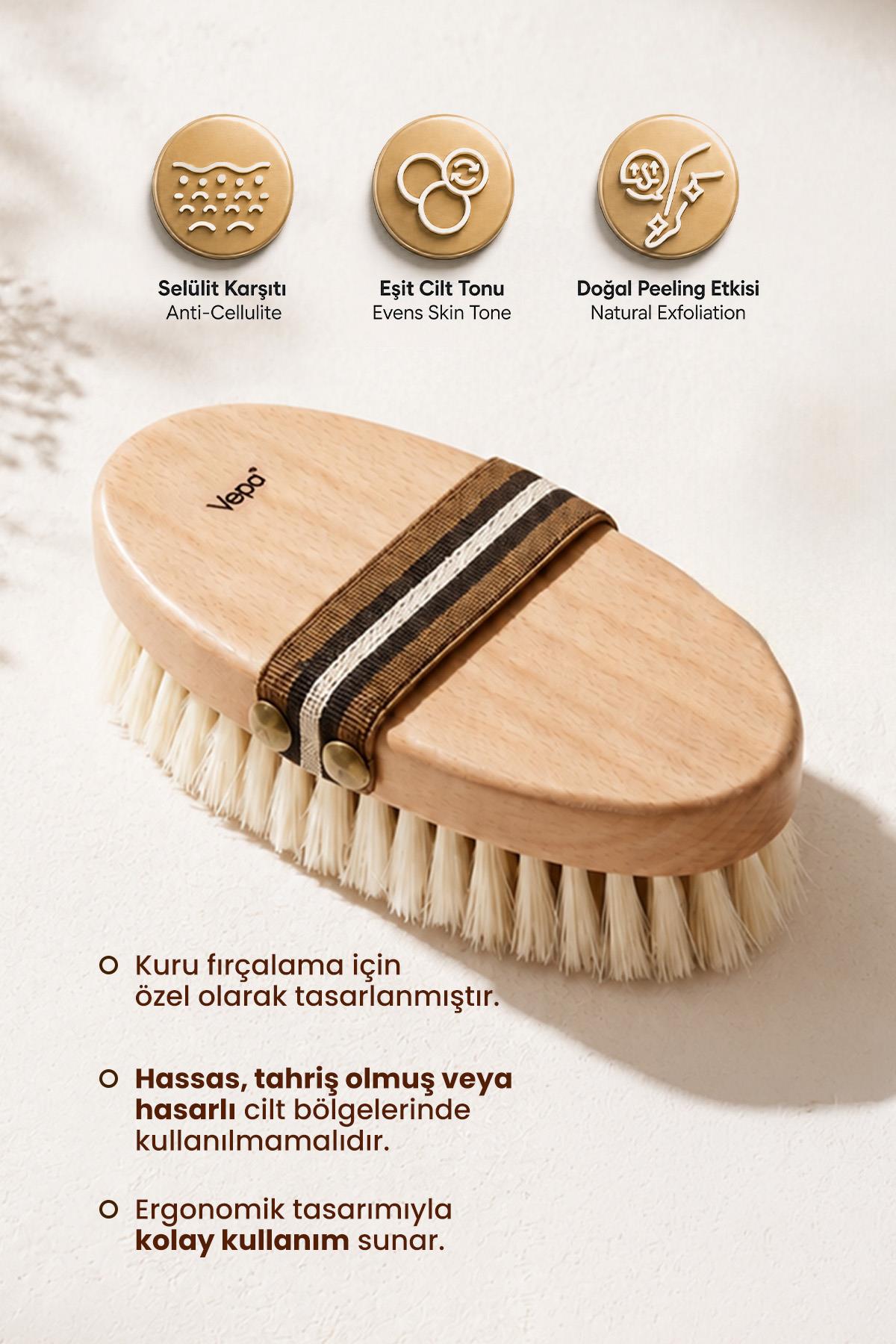 Doğal At Kılı Selülit Fırçası